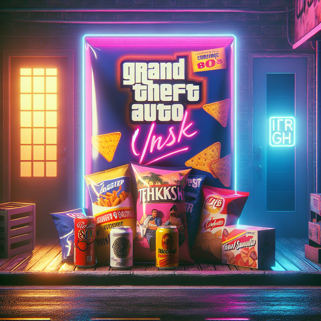 Vintage 80s snack packaging