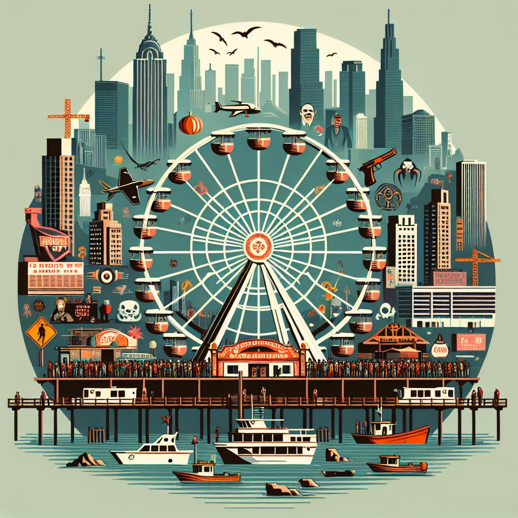 Ferris wheel at Delparo Pier